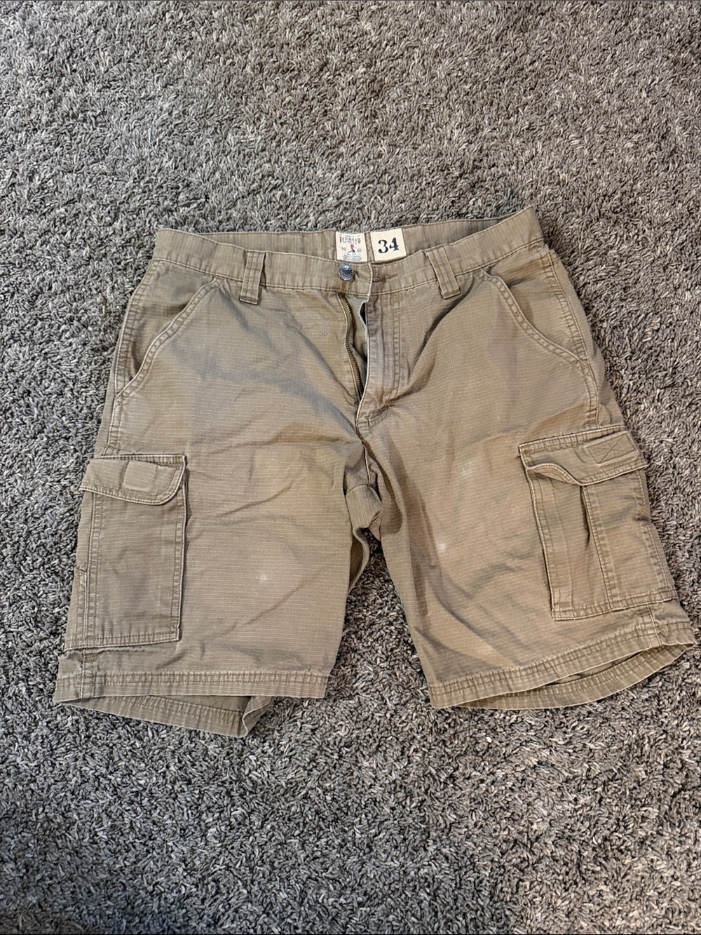 RedHead Men's Cargo Shorts in Olive